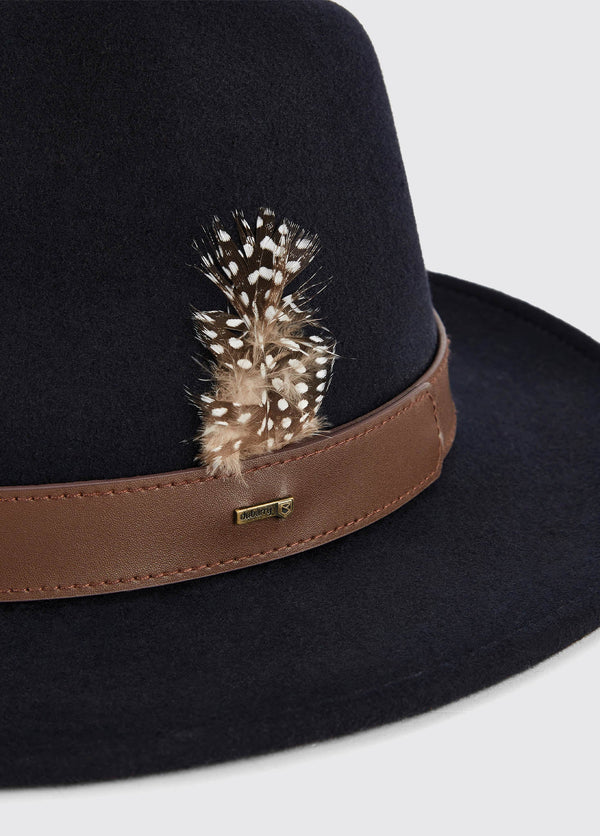 Dubarry Gallagher Fedora Hat - Navy - Lucks of Louth