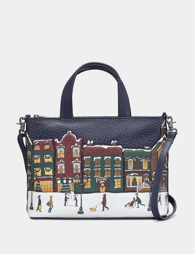 Yoshi Magic Of Winter Multiway Grab Bag - Navy - Lucks of Louth