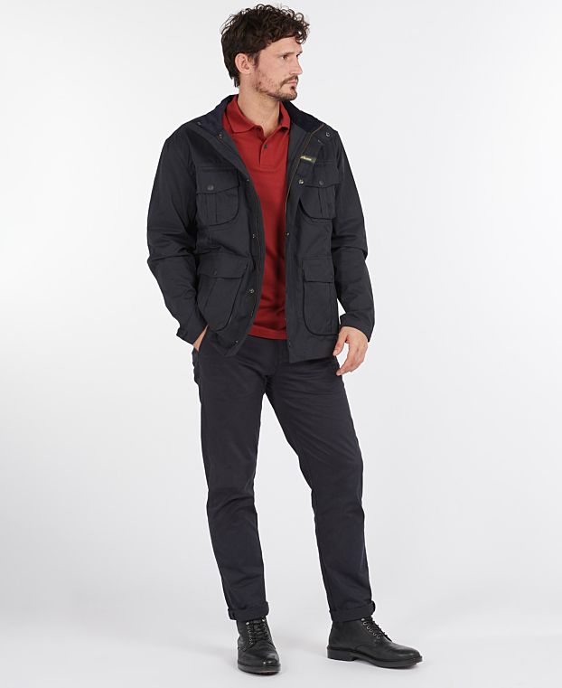 Barbour Sanderling Casual Jacket - Navy - Lucks of Louth