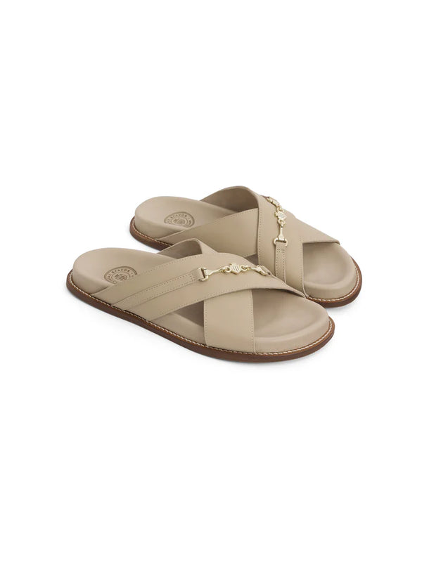 Fairfax & Favor Southwold Sandal - Stone - Lucks of Louth