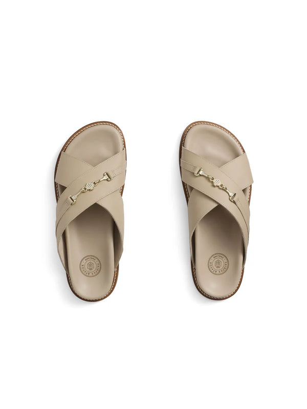 Fairfax & Favor Southwold Sandal - Stone - Lucks of Louth