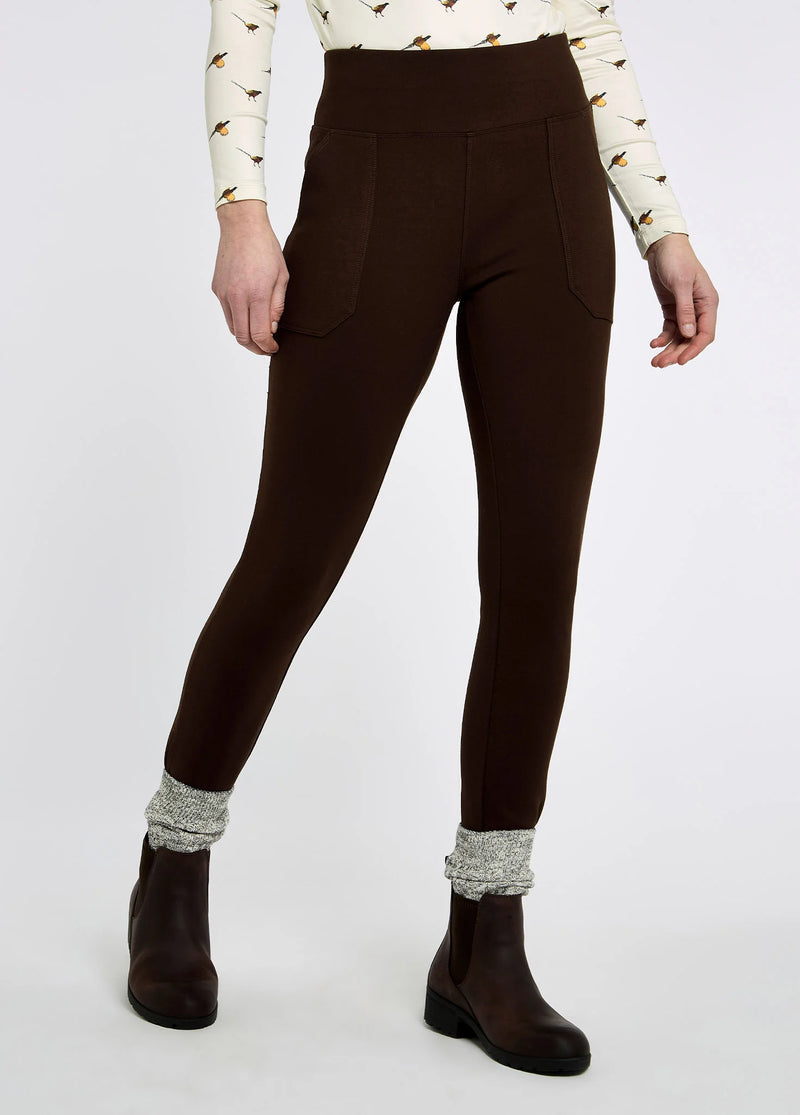 Dubarry Pepperwort Water Repellent Leggings - Bourbon - Lucks of Louth