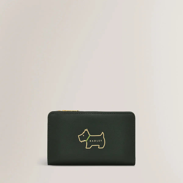 Radley Heritage Dog Outline Purse - Racing Green - Lucks of Louth