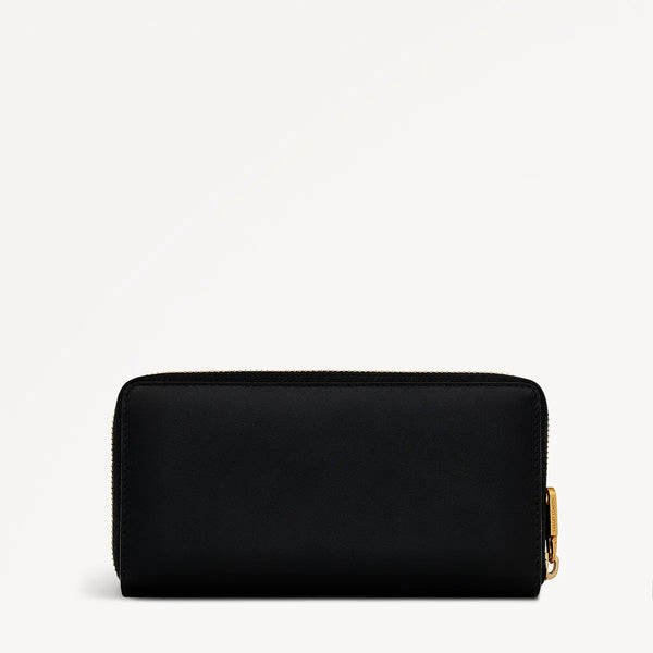 Radley Mount Row Large Zip Around Matinee Purse - Black