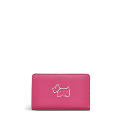 Radley Heritage Dog Outline Purse,Pink Coulis - Lucks of Louth