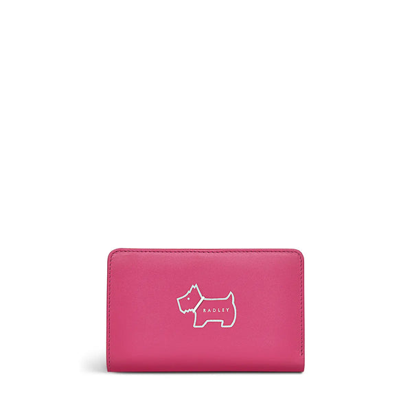 Radley Heritage Dog Outline Purse,Pink Coulis - Lucks of Louth