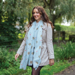 Wrendale Hedgehog Scarf - Awakening - Lucks of Louth
