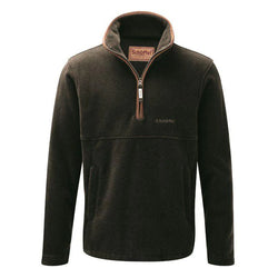 Schoffel Berkeley 1/4 zip Fleece Jacket - Dark Olive - Lucks of Louth