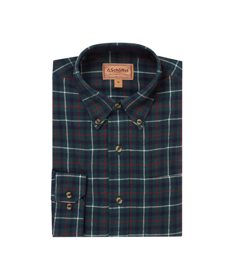Schoffel Akenham Shirt - Botanical Green - Lucks of Louth
