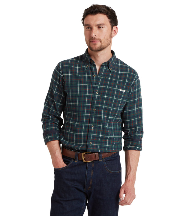 Schoffel Akenham Shirt - Botanical Green - Lucks of Louth