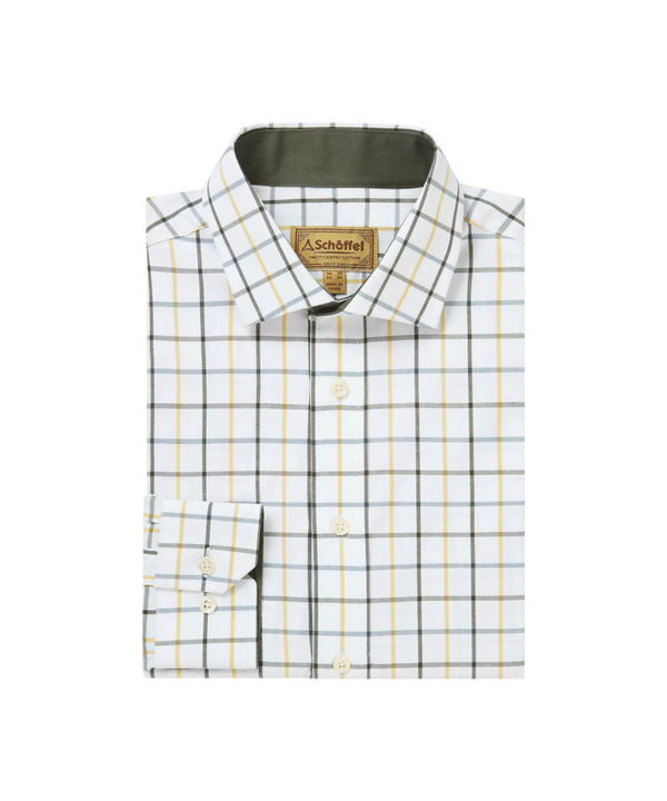 Schoffel Baconsthorpe Tailored Shirt - Woodland Check - Lucks of Louth