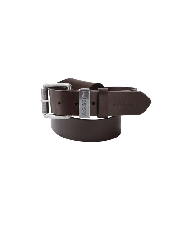 Schoffel Blackwell Leather Belt - Dark Brown - Lucks of Louth