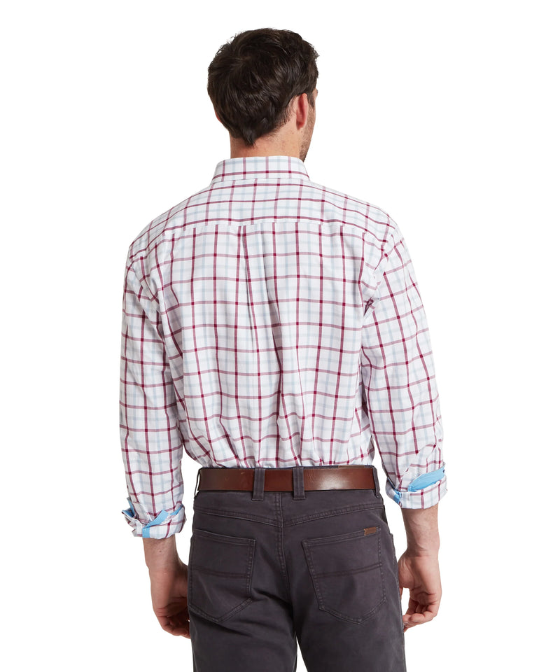 Schoffel Brancaster Classic Shirt - Mountain Blue Check - Lucks of Louth