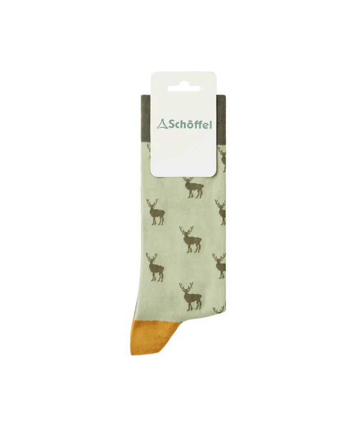 Schoffel Mens Woodland Stag Socks - Lucks of Louth