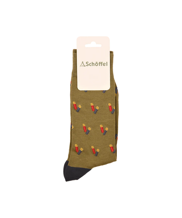 Schoffel Single Socks - Moss Cartridge - Lucks of Louth