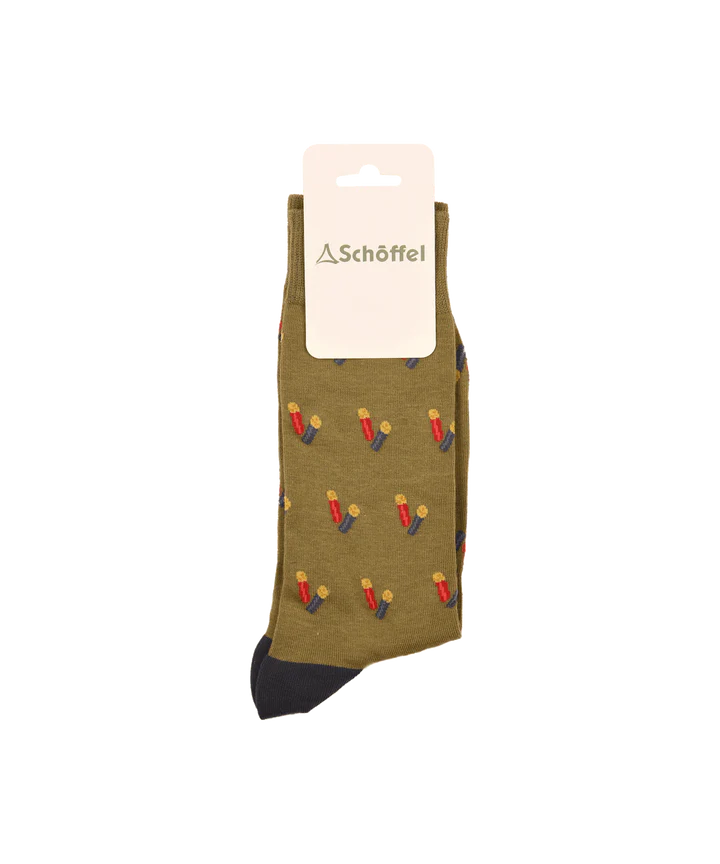 Schoffel Single Socks - Moss Cartridge - Lucks of Louth