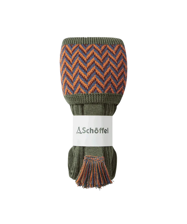 Schoffel Herringbone Shooting Sock - Country Green - Lucks of Louth