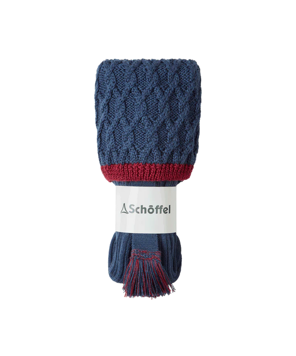 Schoffel Lattice Shooting Sock - French Navy - Lucks of Louth