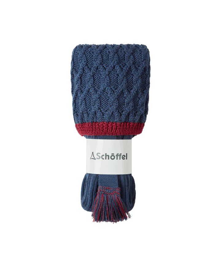 Schoffel Lattice Shooting Sock - French Navy - Lucks of Louth