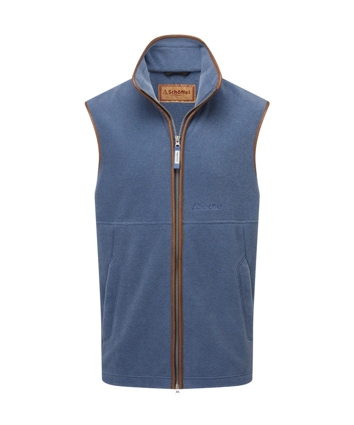 Schoffel Oakham Fleece Gilet - Storm Blue - Lucks of Louth
