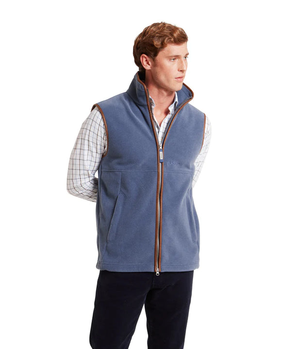 Schoffel Oakham Fleece Gilet - Storm Blue - Lucks of Louth
