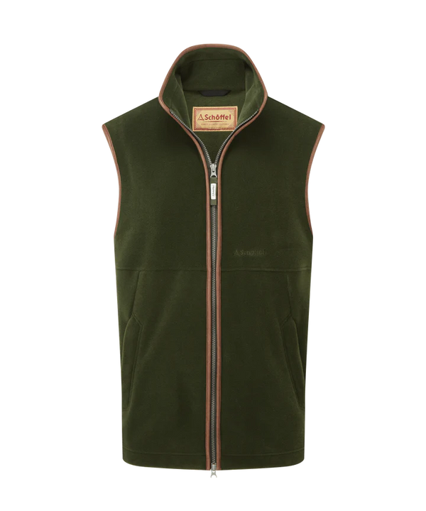 Schoffel Oakham Fleece Gilet - Forest 6045 - Lucks of Louth