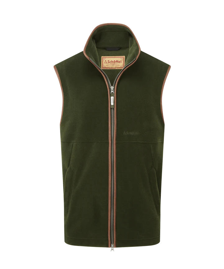 Schoffel Oakham Fleece Gilet - Forest 6045 - Lucks of Louth