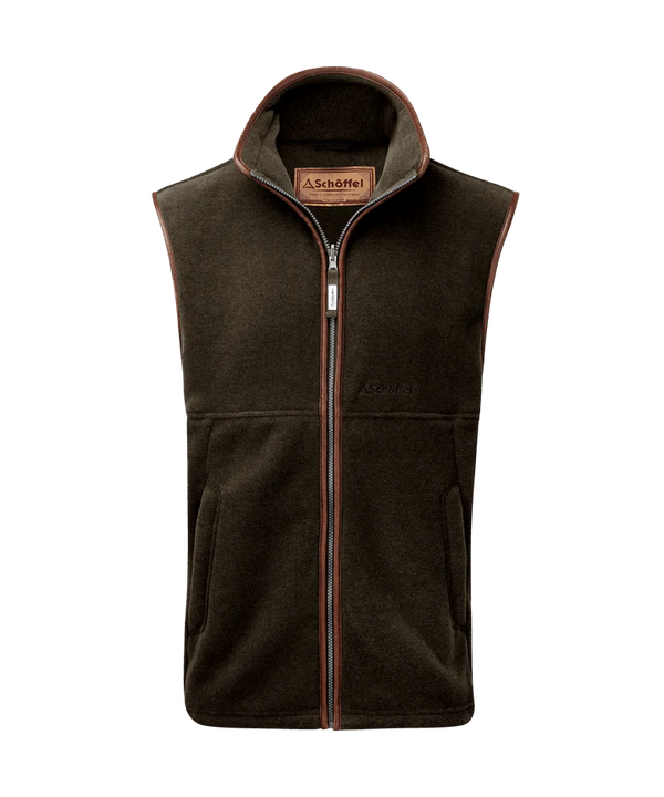 Schoffel Oakham Fleece Gilet - Dark Olive - Lucks of Louth