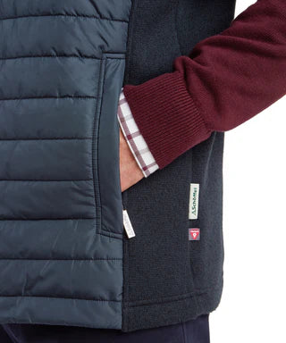 Schoffel Oakham Hybrid Gilet - Petrol Blue - Lucks of Louth