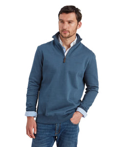 Schoffel St Merryn Sweatshirt - Petrol Blue - Lucks of Louth