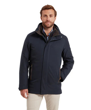 Schoffel Whitton Waterproof Coat - Navy - Lucks of Louth