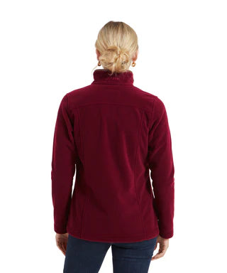 Schoffel Tilton II 1/4 Zip Fleece - Claret - Lucks of Louth