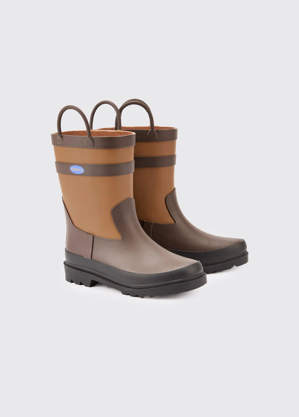 Dubarry Children's Splash Boots - Walnut - Lucks of Louth