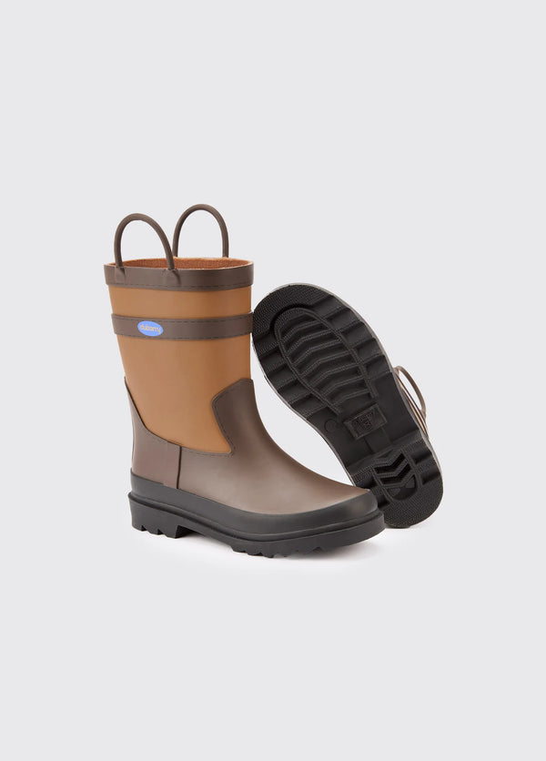 Dubarry Children's Splash Boots - Walnut - Lucks of Louth
