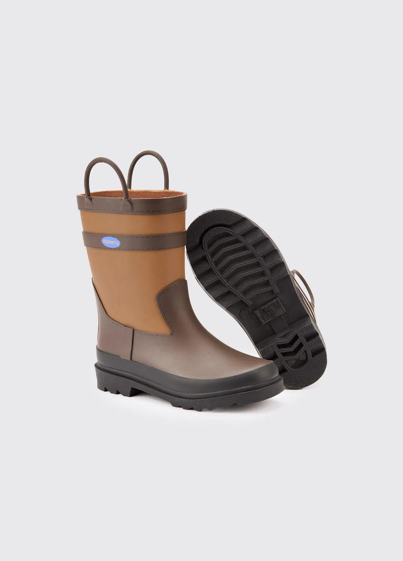 Dubarry Children's Splash Boots - Walnut - Lucks of Louth