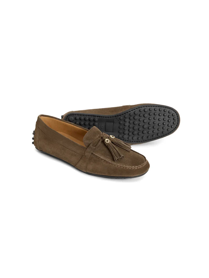 Fairfax & Favor Rutland Driver Shoe - Fog - Lucks of Louth