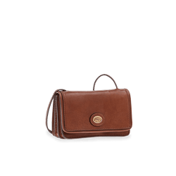 The Bridge 02010901 Ladies Small Crossbody Country Bag/Purse - Col 14 (Brown) - Lucks of Louth