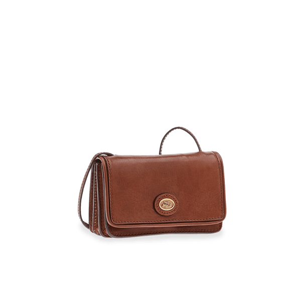 The Bridge 02010901 Ladies Small Crossbody Country Bag/Purse - Col 14 (Brown) - Lucks of Louth