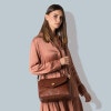 The Bridge 04270101 Top Handle Crossbdy Handbag - Colour 14 Chestnut Brown - Lucks of Louth