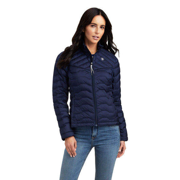 Ariat Ladies Ideal Down jacket - Navy Eclipse - Lucks of Louth