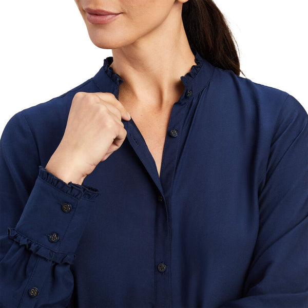 Ariat Clarion Blouse - Navy - Lucks of Louth