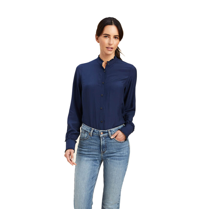 Ariat Clarion Blouse - Navy - Lucks of Louth