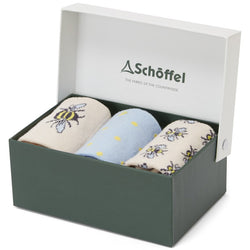 Schoffel Ladies Bamboo Socks - Bee Print - Lucks of Louth