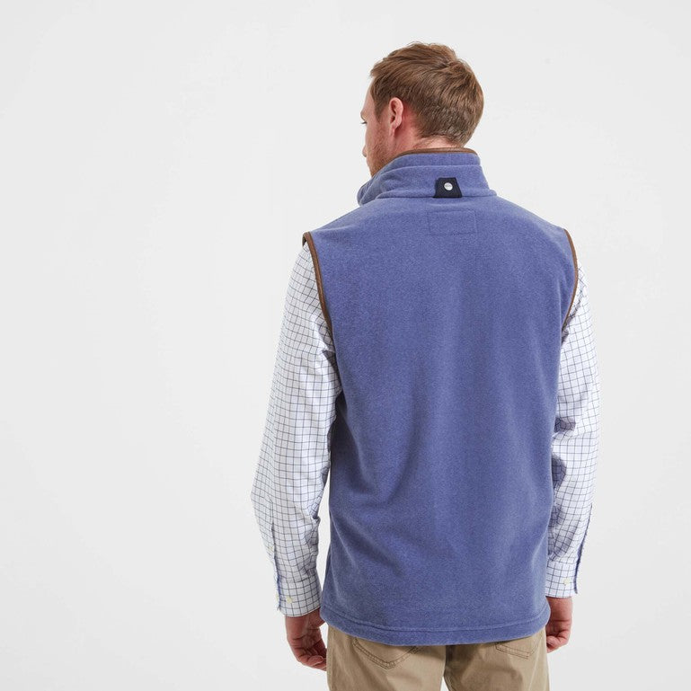 Schoffel Oakham Fleece Gilet - Stone Blue - Lucks of Louth