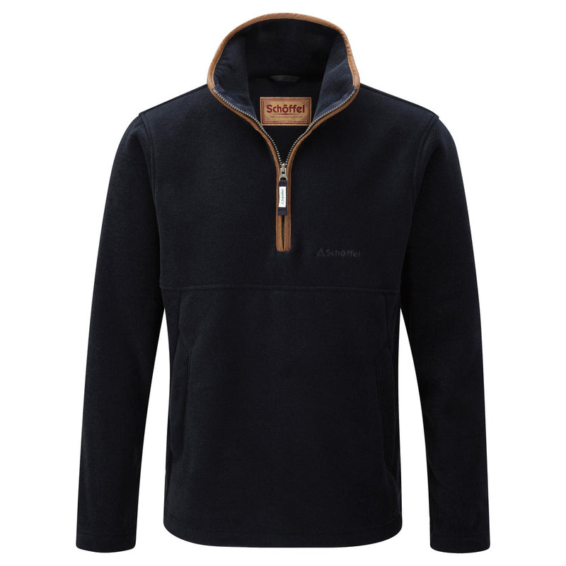 Schoffel Berkeley 1/4 Zip Fleece - Navy - Lucks of Louth