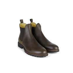 Le Chameau -MEN'S JAMESON CHELSEA LEATHER BOOT - MARRON - Lucks of Louth