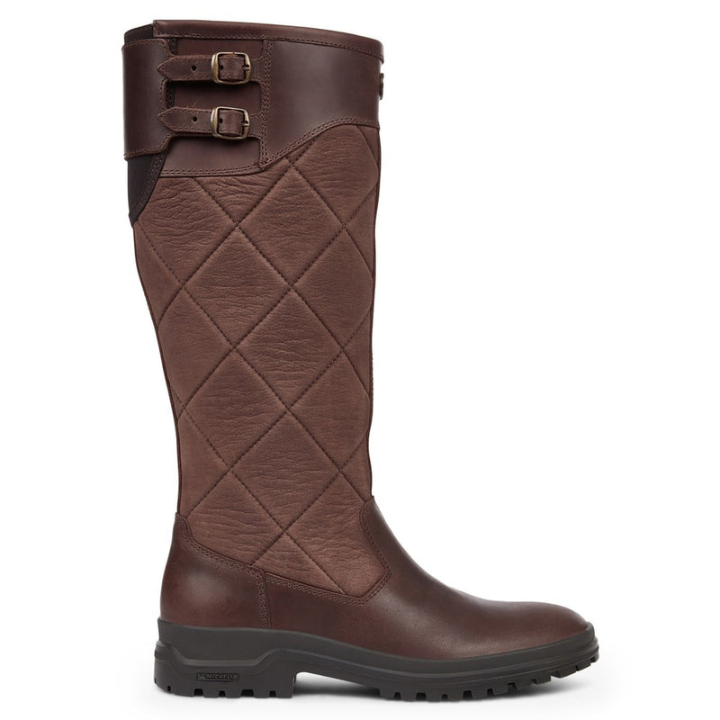 Le Chameau Jameson Quilted Leather Boot Caramel Lucks of Louth