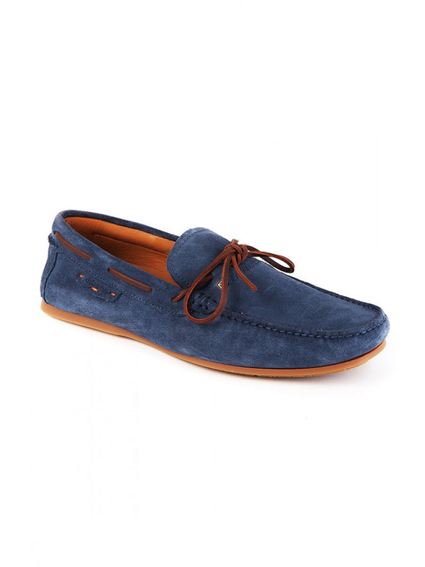 Dubarry Nevis Moccasin Deck Shoe - Denim Blue - Lucks of Louth