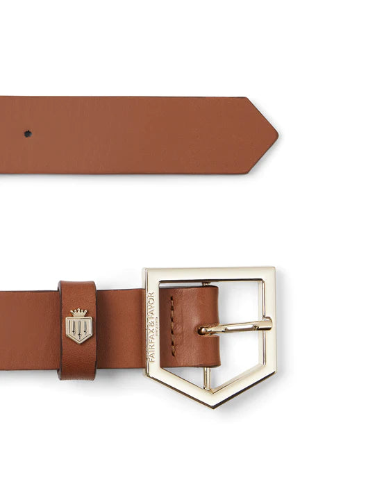 Fairfax & Favor Sennowe Belt - Tan Leather - Lucks of Louth