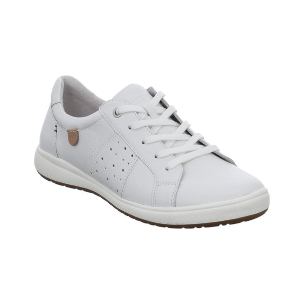 Josef Seibel Caren 01 Leather Shoe - Weiss (White) - Lucks of Louth